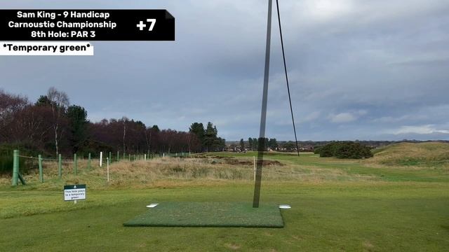 What Is WINTER GOLF Like At CARNOUSTIE? (9 Handicap Golfer)