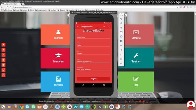 DevAge Android App Api RESTful. смотреть онлайн