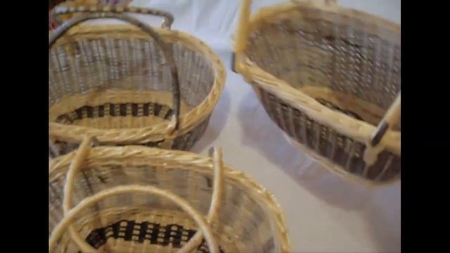 Большая Овальная Корзина из лозы смотреть онлайн
