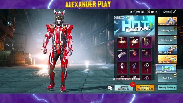 ВЫБИЛ ЛЕДНИК ОТКРЫЛ +-2000 КЕЙСОВ НА СВОЕМ АККАУНТЕ PUBG MOBILE | ALEXANDER PLAY | ОПЕНКЕЙС смотреть онлайн