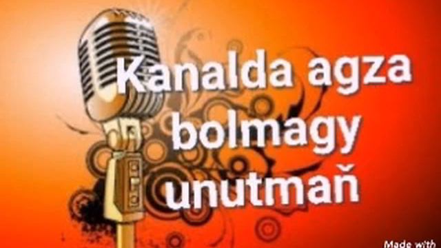Batyr Muhammedow- Mahrijan . Minus