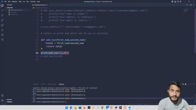 Default parameter in Python in Manipuri смотреть онлайн
