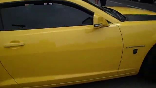cars & coffee Paris Camaro SS bumblebee sound смотреть онлайн