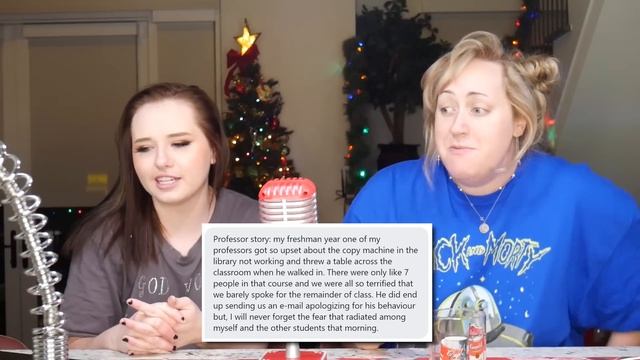 Reacting to Your College Horror Stories! (feat. Brittany Broski) | Sarah Schauer смотреть онлайн