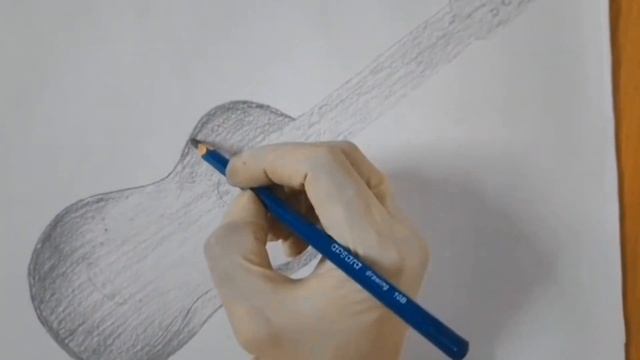 How to make guitar sketch easy step by step #guitar painting? #sketching смотреть онлайн