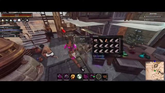 Conan Exiles EEWA Farming mats and playing with Dragon Stave смотреть онлайн