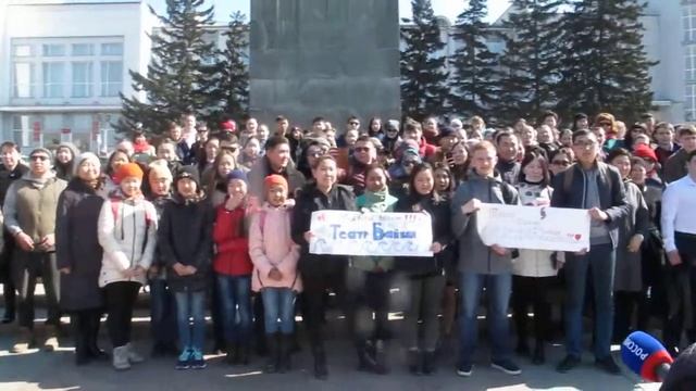 Улан-удэнцы станцевали ёхор в поддержку театра Байкал смотреть онлайн