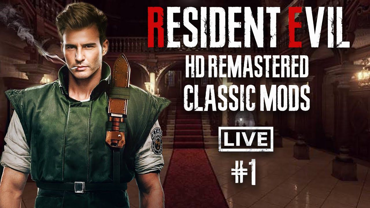 Resident Evil 1 HD Remastered (PC) 2K 60FPS HDR ►(Classic mods) #1 смотреть онлайн