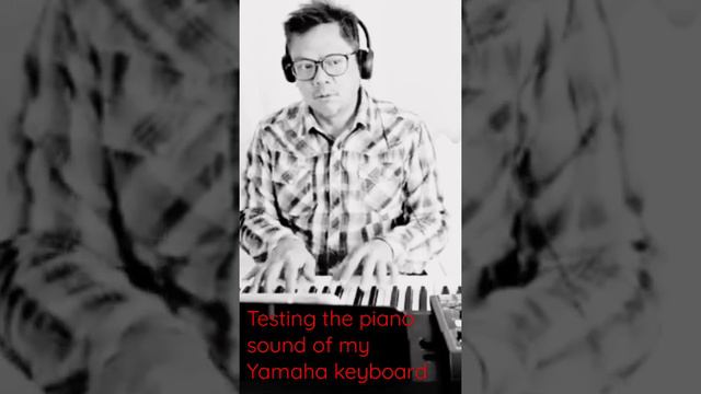 Testing the piano sound of Yamaha DGX 670 смотреть онлайн