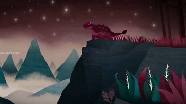 Первая встреча Пятнистого и Сая. Тарбозавр 3D: Новый Рай. смотреть онлайн