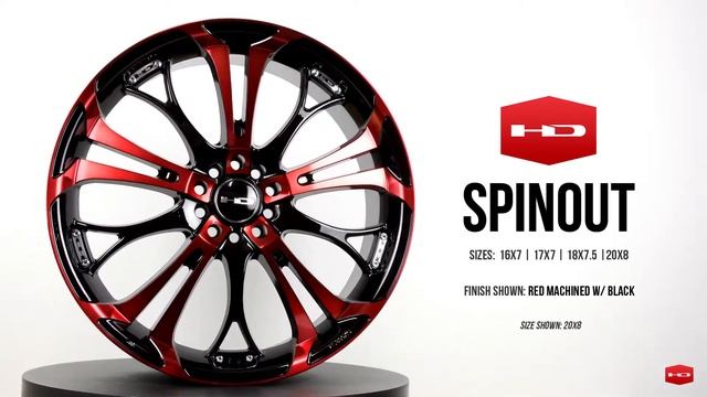 HD WHEELS - SPINOUT Red Machined w/ Black - SPOTLIGHT смотреть онлайн