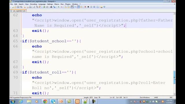 PART04: Student-Registration-System In PHP-MYL WITH ADMIN PANEL смотреть онлайн