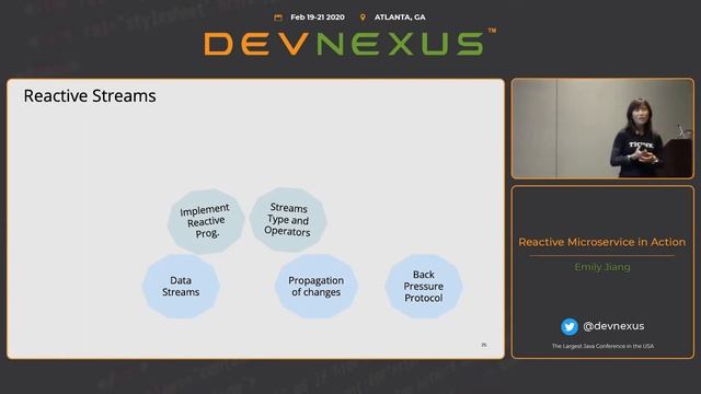 Devnexus 2020 Reactive Microservice in Action Emily Jiang смотреть онлайн