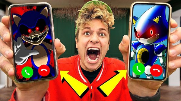 Никогда не звони SONIC.EXE и METAL SONIC в 3:00 ночи !!!