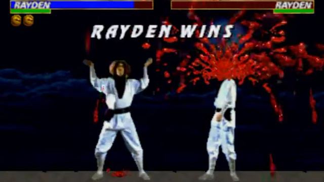 Mortal Kombat Trilogy - Playstation & PC - Classic Raiden - Fatality смотреть онлайн