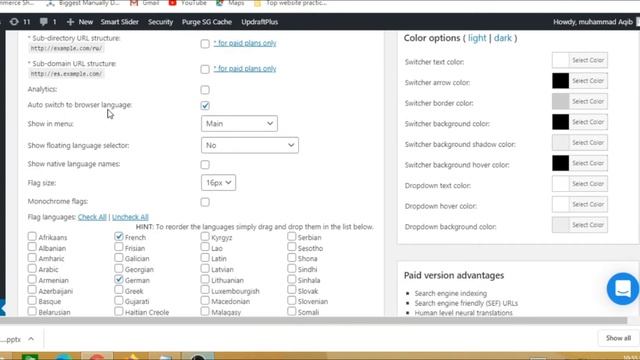 how to add multiple languages option in WordPress menu| Language translator plugin for WordPress. смотреть онлайн