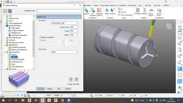 POWERMILL 4 AXIS TUTORIAL | CNC PROGRAMMING POWERMILL TUTORIAL