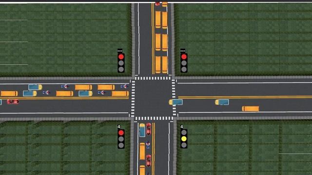 Traffic Intersection Simulation using Pygame (Part 2) смотреть онлайн