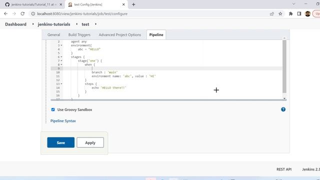 #16 Jenkins Pipelines | When Block смотреть онлайн