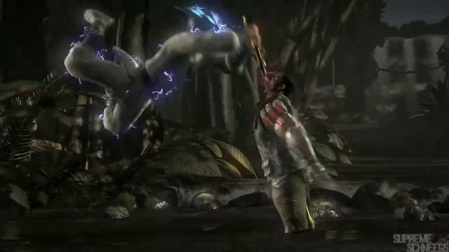 MORTAL KOMBAT X - Raiden's "Conducting Rod" Fatality performed on all Characters смотреть онлайн