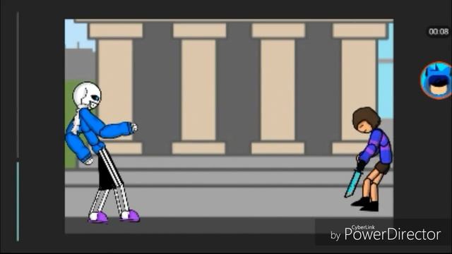 (DC2/UNDERTALE)Frisk vs Sans смотреть онлайн