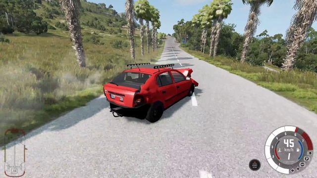 BeamNG.drive - Opel Astra G 2.0 Diesel 1998 - Car Show Test Drive Crash . 4K 60fps. смотреть онлайн