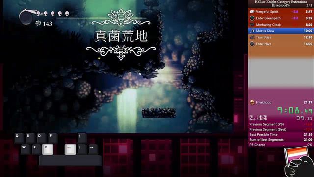 Hollow Knight Category Extensions - Hiveblood% NMG in 18:07 смотреть онлайн