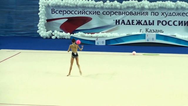 Надежды России, Казань, 01.12.14, Давыдова Карина, мяч смотреть онлайн