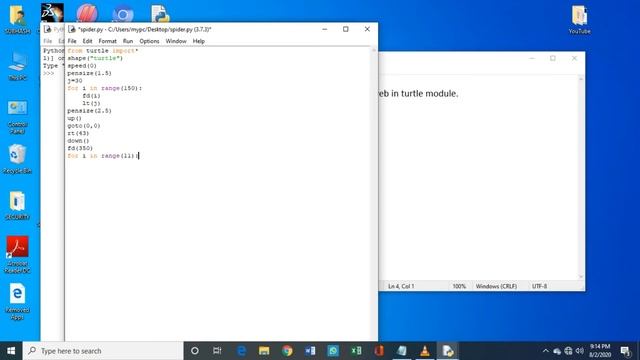 SPIDER WEB|Turtle|python смотреть онлайн