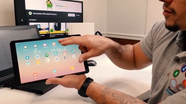 Unboxing for Review the Samsung Galaxy TAB A 10.5 Android Tablet смотреть онлайн