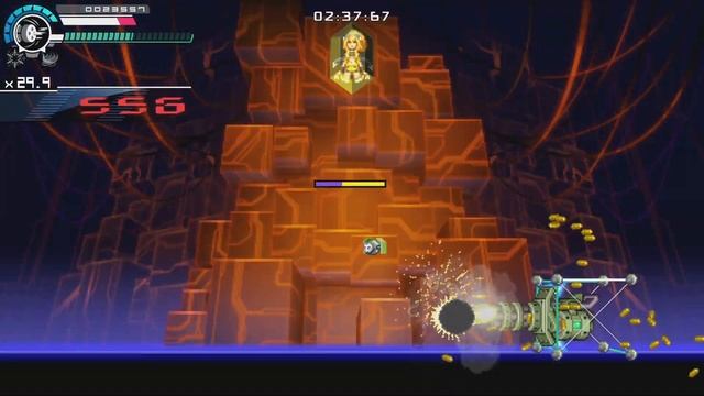 Gunvolt Chronicles: Luminous Avenger iX 2 - Hard Mode (Part 3) смотреть онлайн
