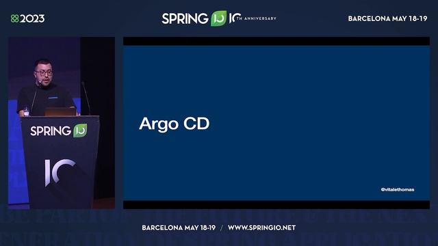 Developer Experience with Spring Boot on Kubernetes by Thomas Vitale @ Spring I/O 2023 смотреть онлайн