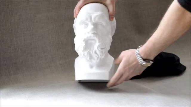 Скульптурный бюст Сократа. Зd-печать. смотреть онлайн