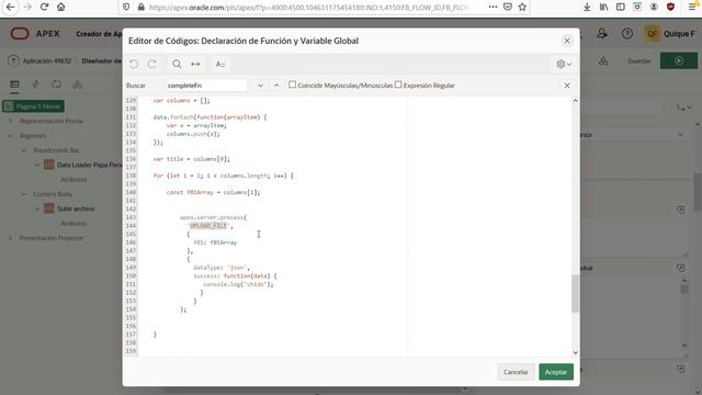 Cargar más de 50 columnas con Javascript ? Oracle APEX (Serie 7) смотреть онлайн