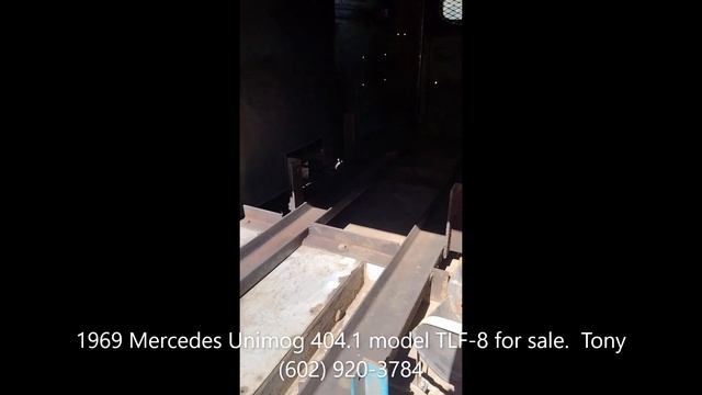 1969 Mercedes Unimog For Sale.  Formally Set Up As A Welding Rig.