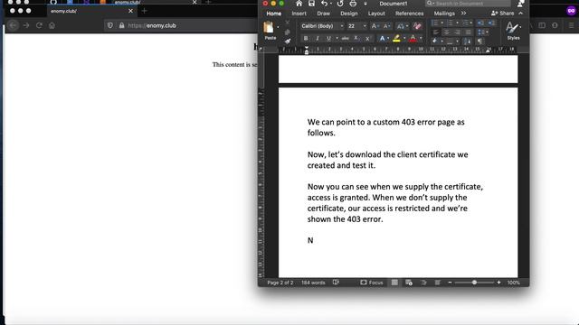SSL Two-Way SSL - Client Authentication using OpenSSL & Apache смотреть онлайн