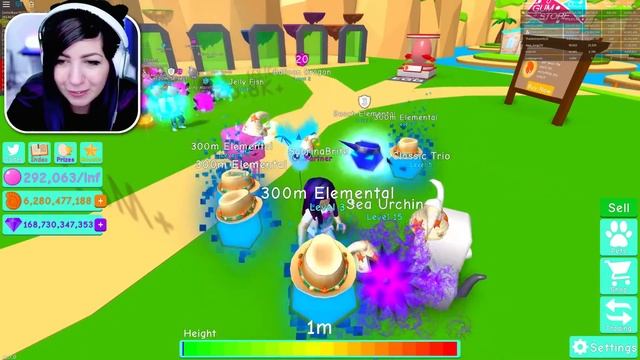 LEGENDARY HERMIT CRAB! (New Beach Hats and Pets) | Roblox Bubble Gum Simulator смотреть онлайн