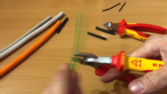 Nożyce do cięcia kabli miedzianych i aluminiowych / Knipex 9516165 смотреть онлайн