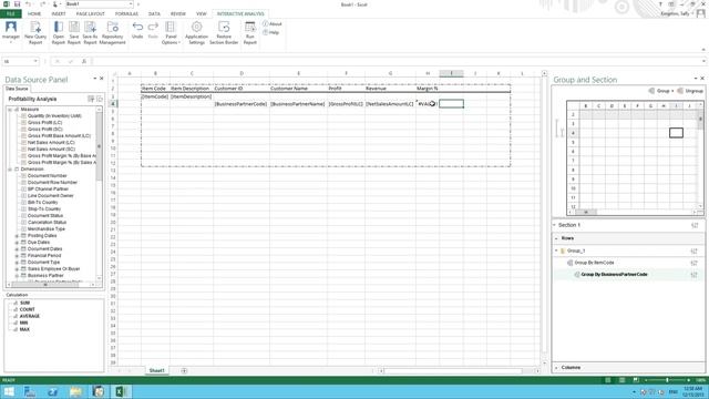 Interactive Analysis Report Designer смотреть онлайн