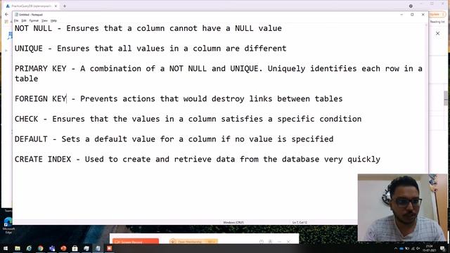 #6 Key Constraints in SQL SERVER смотреть онлайн