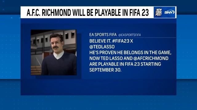 Ted Lasso And AFC Richmond To Debut In FIFA 23 | New York Post Sports
