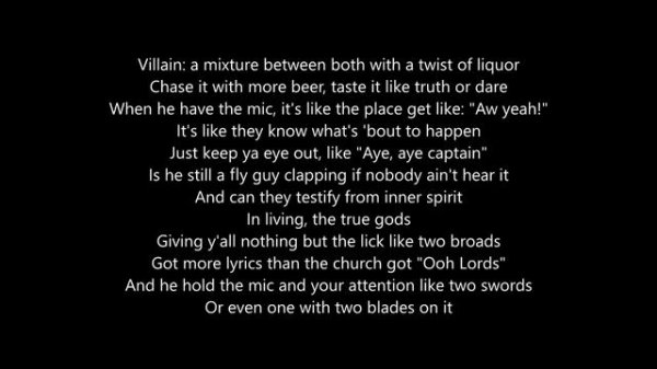 Madvillain - Accordion (MF DOOM Lyrics)