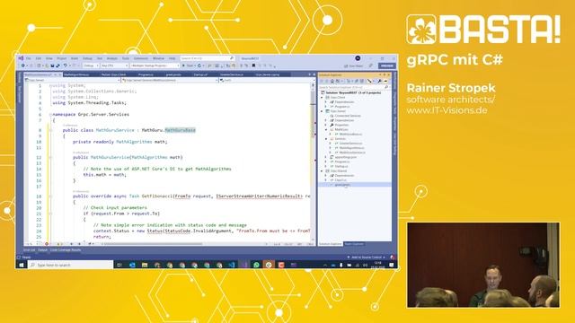 gRPC mit C# | Rainer Stropek смотреть онлайн