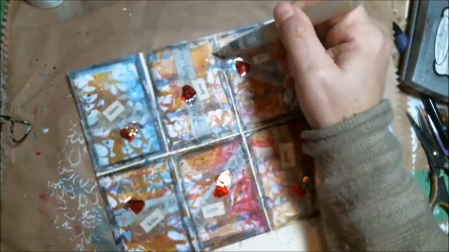 How to use Mono pirint paper intoEasy Atc Art Cards смотреть онлайн