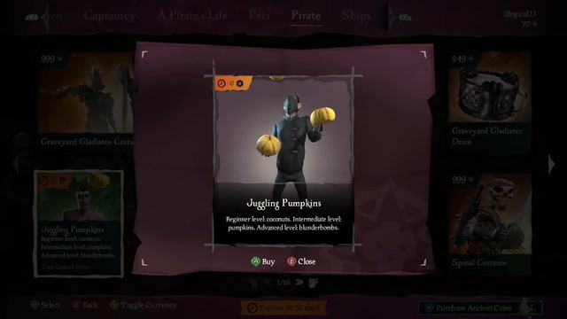 Free Juggling Pumpkin Halloween Emote in Sea Of Thieves! смотреть онлайн