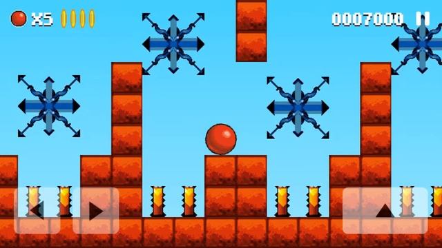 Прохождение Bounce Original: Уровень 7