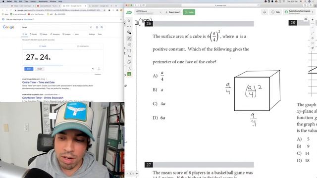 SAT Math: College Board Practice Test 5 Calculator (In Real Time) смотреть онлайн