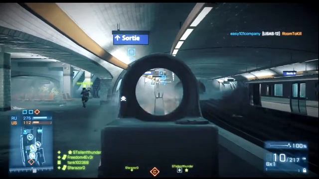 Battlefield 3 I love this game 16-6 with my M16 смотреть онлайн