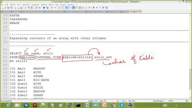 Hive Array Explode Function | Hive Array Function Tutorial | Hive Tutorial | Big Data Tutorial смотреть онлайн