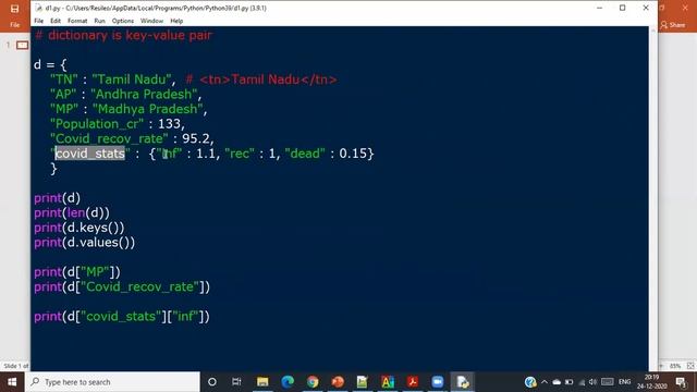 Python 9. PIP, Dictionaries смотреть онлайн